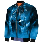 carolina panthers shadow reaper blue bomber jacket best selling