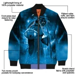 carolina panthers shadow reaper blue bomber jacket best selling