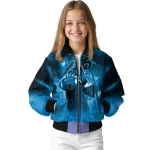 carolina panthers shadow reaper blue bomber jacket best selling