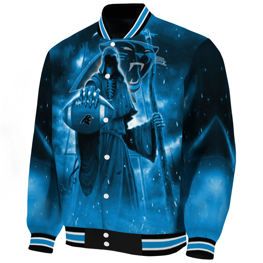 carolina panthers shadow reaper blue varsity jacket best selling carolina panthers shadow reaper blue varsity jacket best selling