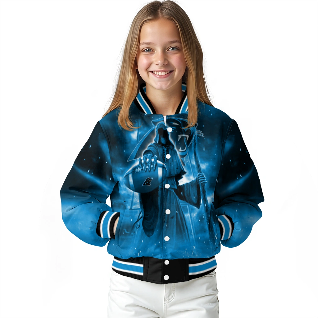 carolina panthers shadow reaper blue varsity jacket top rated carolina panthers shadow reaper blue varsity jacket top rated