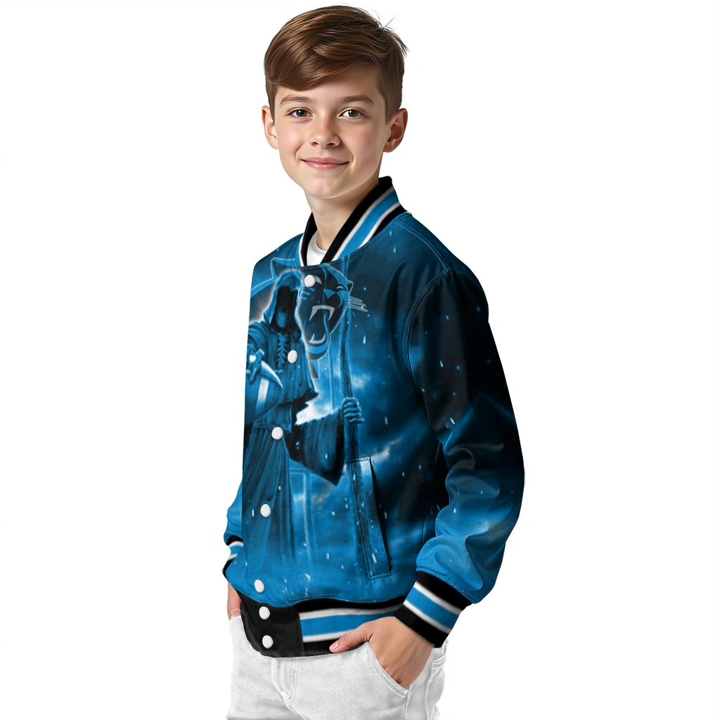 carolina panthers shadow reaper blue varsity jacket trendy carolina panthers shadow reaper blue varsity jacket trendy