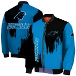 carolina panthers urban mark blue bomber jacket best selling