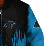 carolina panthers urban mark blue bomber jacket best selling