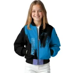 carolina panthers urban mark blue bomber jacket best selling