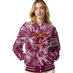central michigan chippewas dynamic rings maroon varsity jacket best selling