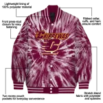 central michigan chippewas dynamic rings maroon varsity jacket best selling