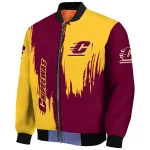 central michigan chippewas urban mark maroon bomber jacket best selling
