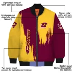 central michigan chippewas urban mark maroon bomber jacket best selling