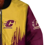 central michigan chippewas urban mark maroon bomber jacket best selling