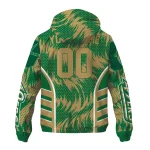 charlotte 49ers dynamic heat wave green windbreaker jacket best selling