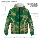 charlotte 49ers dynamic heat wave green windbreaker jacket best selling