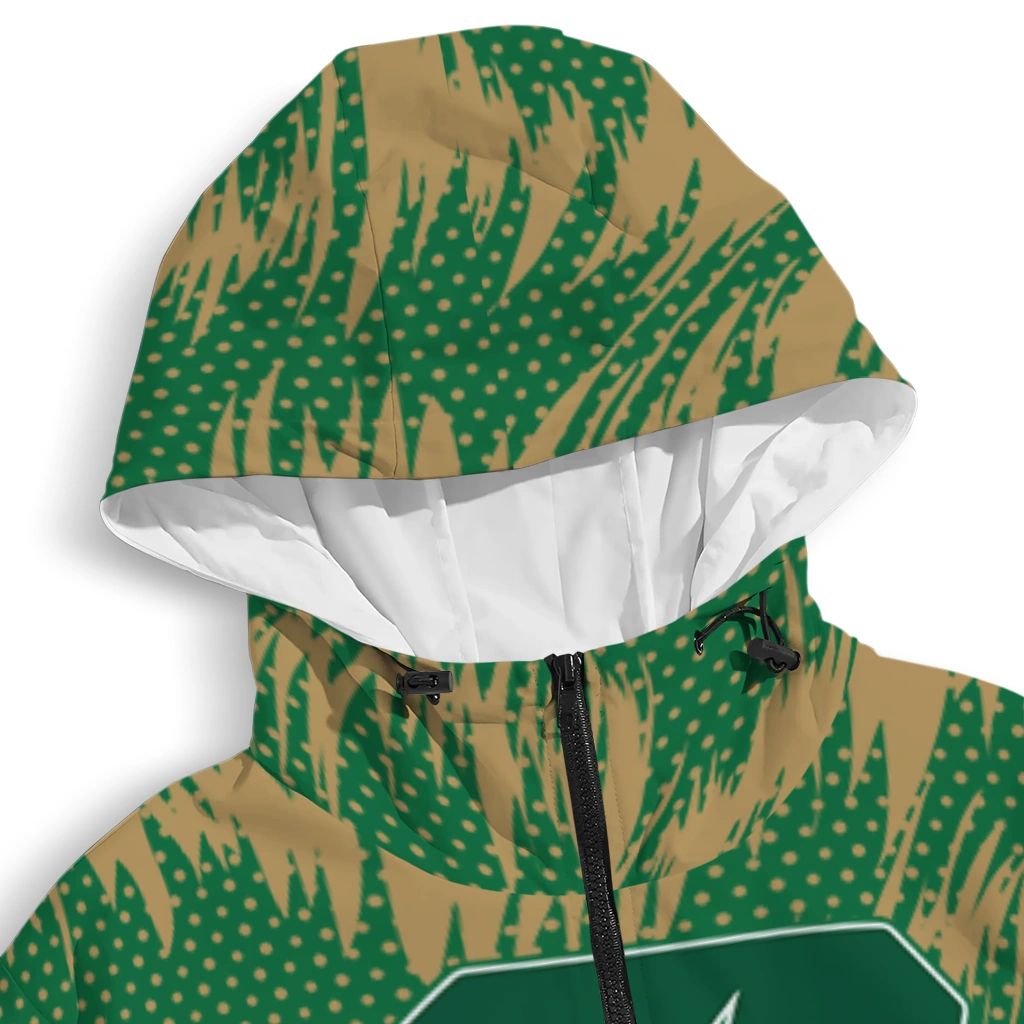 charlotte 49ers dynamic heat wave green windbreaker jacket premium grade charlotte 49ers dynamic heat wave green windbreaker jacket premium grade