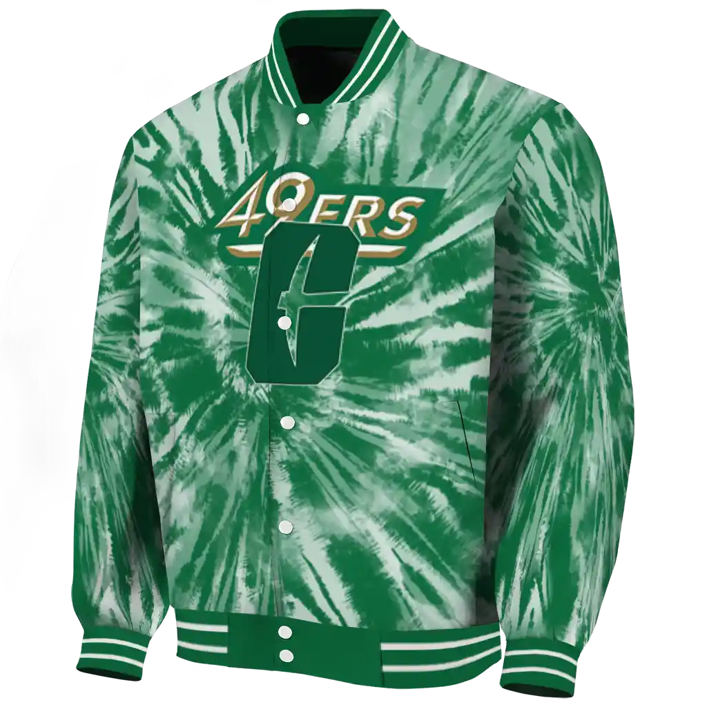 charlotte 49ers dynamic rings green varsity jacket best selling charlotte 49ers dynamic rings green varsity jacket best selling