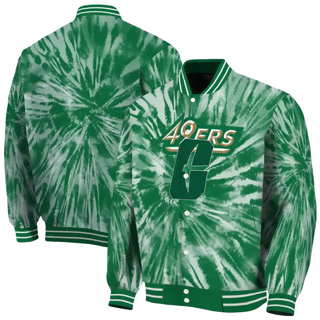 charlotte 49ers dynamic rings green varsity jacket fashion forward charlotte 49ers dynamic rings green varsity jacket fashion forward