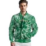 charlotte 49ers dynamic rings green varsity jacket best selling