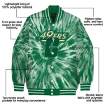 charlotte 49ers dynamic rings green varsity jacket best selling