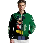 charlotte 49ers mickey mouse green bomber jacket best selling