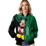 charlotte 49ers mickey mouse green bomber jacket best selling