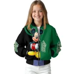 charlotte 49ers mickey mouse green bomber jacket best selling