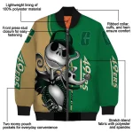 charlotte 49ers spooky grin green bomber jacket best selling