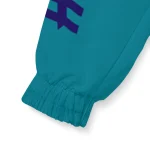charlotte hornets grid stripe teal black windbreaker jacket best selling