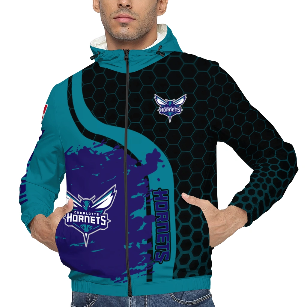charlotte hornets grid stripe teal black windbreaker jacket top rated charlotte hornets grid stripe teal black windbreaker jacket top rated