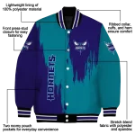 charlotte hornets urban mark teal varsity jacket best selling