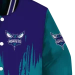 charlotte hornets urban mark teal varsity jacket best selling