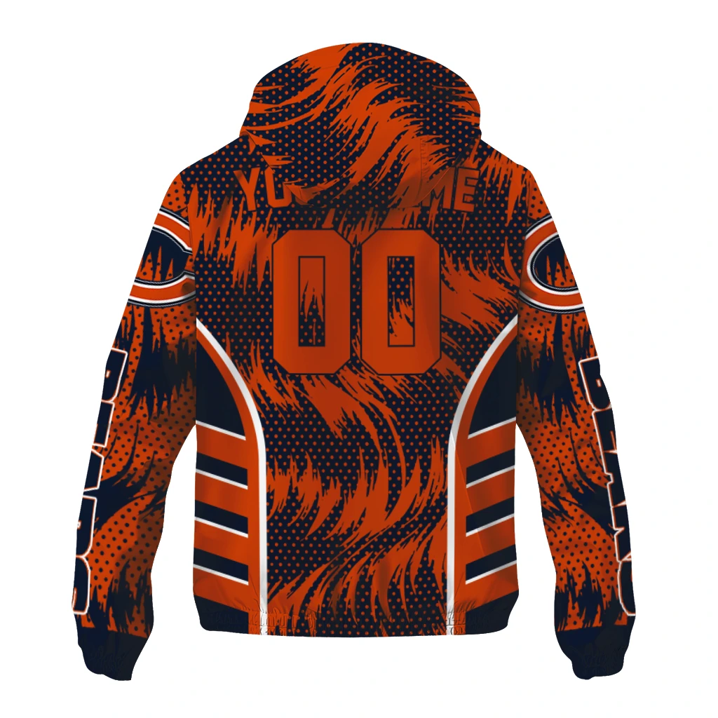 chicago bears dynamic heat wave blue windbreaker jacket fashion forward chicago bears dynamic heat wave blue windbreaker jacket fashion forward