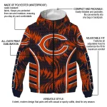 chicago bears dynamic heat wave blue windbreaker jacket best selling