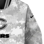 chicago bears gray camouflage gray varsity jacket best selling