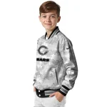 chicago bears gray camouflage gray varsity jacket best selling