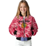 chicago blackhawks dynamic rings red bomber jacket best selling