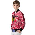 chicago blackhawks dynamic rings red bomber jacket best selling