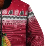 chicago blackhawks snowy pines red bomber jacket best selling