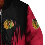 chicago blackhawks urban mark red bomber jacket best selling