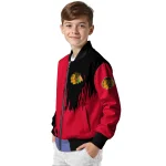 chicago blackhawks urban mark red bomber jacket best selling