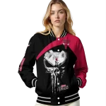 chicago bulls edgy mask red black varsity jacket best selling