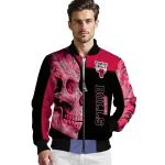 chicago bulls fire skull red black bomber jacket best selling
