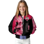 chicago bulls fire skull red black bomber jacket best selling