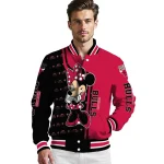 chicago bulls minnie mouse red varsity jacket best selling