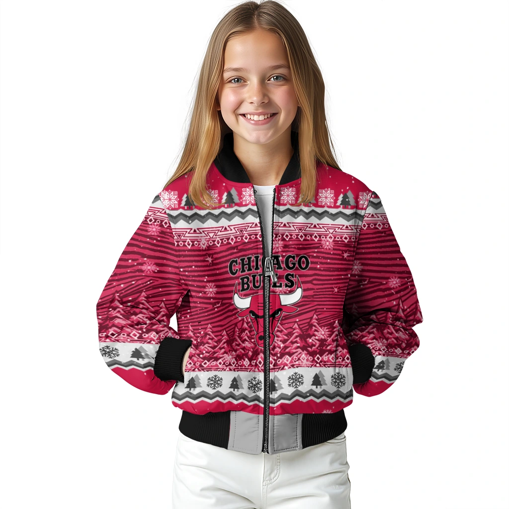 chicago bulls snowy pines red bomber jacket top rated chicago bulls snowy pines red bomber jacket top rated