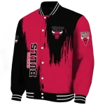 chicago bulls urban mark red varsity jacket best selling