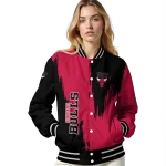 chicago bulls urban mark red varsity jacket best selling