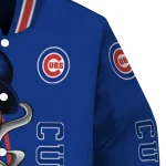 chicago cubs spooky grin blue varsity jacket best selling