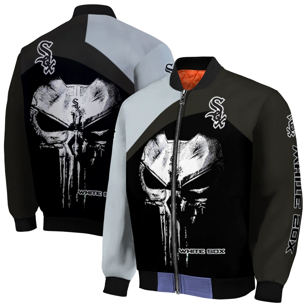 chicago white sox edgy mask black bomber jacket best selling chicago white sox edgy mask black bomber jacket best selling
