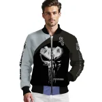 chicago white sox edgy mask black bomber jacket best selling