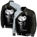 chicago white sox edgy mask black varsity jacket best selling