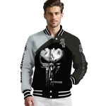 chicago white sox edgy mask black varsity jacket best selling